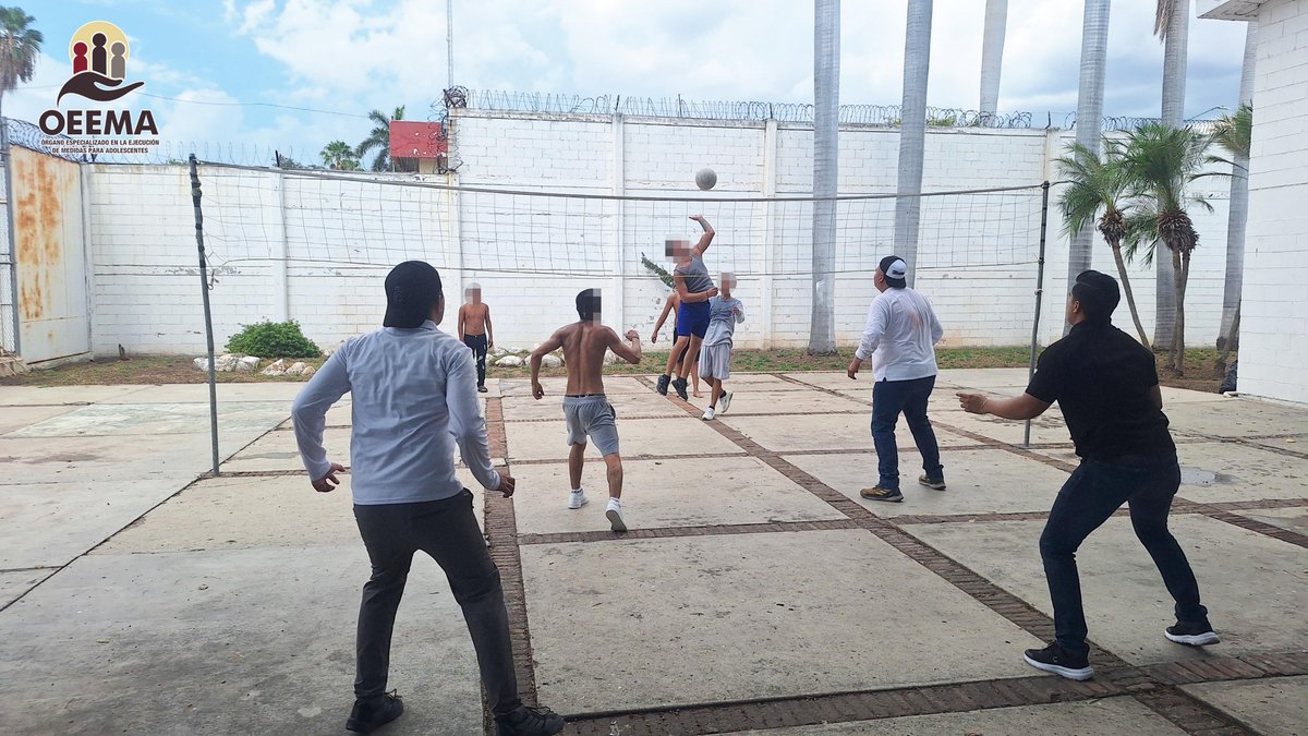 OeemaCia's tweet photo. El día martes 14 de julio de 2026, el Centro de Internamiento de Adolescentes (CIA), contó con la presencia de los integrantes del Programa Social “Los jóvenes unen al barrio”, para realizar diferentes actividades lúdicas y deportivas. https://t.co/lHxKfjckYn