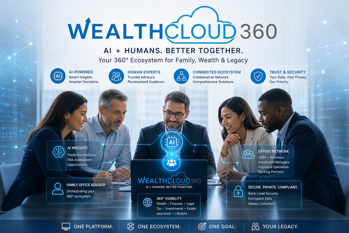 Innovativesol7's tweet photo. 🏛️ The WealthCloud360 Family Office Experience

Estate Planning & Family Protection

Many people believe having a Will means their estate plan is complete.

But here's the bigger picture.

A Will communicates your wishes to the court.

A Living Trust, when properly created and funded, can help your family avoid the probate court process altogether and provide a more private, coordinated transition of assets.

That's a significant difference.

At WealthCloud360 Family Office, we believe estate planning is more than preparing legal documents. It's about coordinating your legal, tax, financial, insurance, and legacy planning so your family is prepared—not left with unnecessary complexity.

The question isn't simply:

"Do I have a Will?"

The better question is:

"Is my family's plan coordinated to protect the people and assets I've worked so hard to build?"

That's what the WealthCloud360 Family Office Experience is all about—helping individuals, families, and business owners identify blind spots and bringing their trusted advisors together under one coordinated strategy.

If you'd like to better understand the differences between a Will, a Living Trust, and how they fit into your overall estate plan.

💬 Comment "ESTATE" below or DM me "ESTATE" and I'd be happy to share educational resources.

#EstatePlanning #FamilyOffice #LegacyPlanning #WealthCloud360 #FinancialPlanning