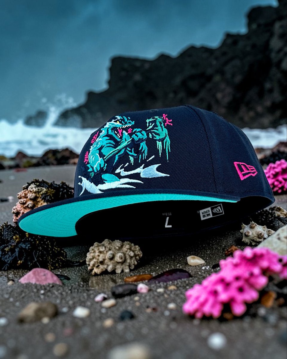 NobleNorthCo's tweet photo. When the tide drops, he rises. 🌊⚒🐚🪸
.
Sea Creature - Oceanside Blue New Era 59Fifty w/ Teal UV 🌊⚒🐚🪸
.
Release Date: July 16th, 2026 - 3:30pm EST (VIP - 3pm EST) ⏰
.
#NobleNorth #NewEraCap #59Fifty #TeamFitted #FittedHats #Hats #Lids #SeaCreature https://t.co/mzDw63SnAd