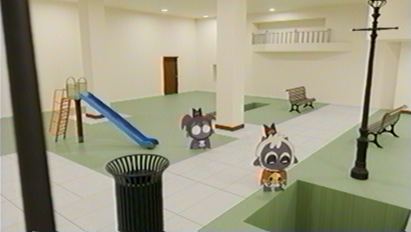 Foolercoolz's tweet photo. Lamb and Goat continue to explore the backrooms!

#cultofthelamb #backrooms https://t.co/nY0MVzCID3