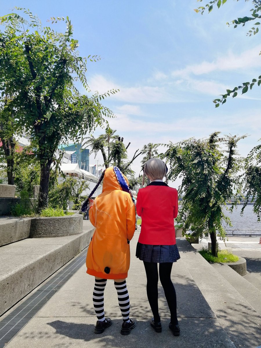 njiros_cp's tweet photo. ⚠️コスプレ注意⚠️
賭ケグルイ
黄泉月るな(もっぴさん：@moooopi_cos )
桃喰綺羅莉(和紫ﾜﾑさん：@wamu_cos )

〜 絶対の支配者と中立の観客
　　盤上を離れて広がる青に 〜

#アコスタATC
#顔の見えないコス写真 https://t.co/UOjNQf0cvB