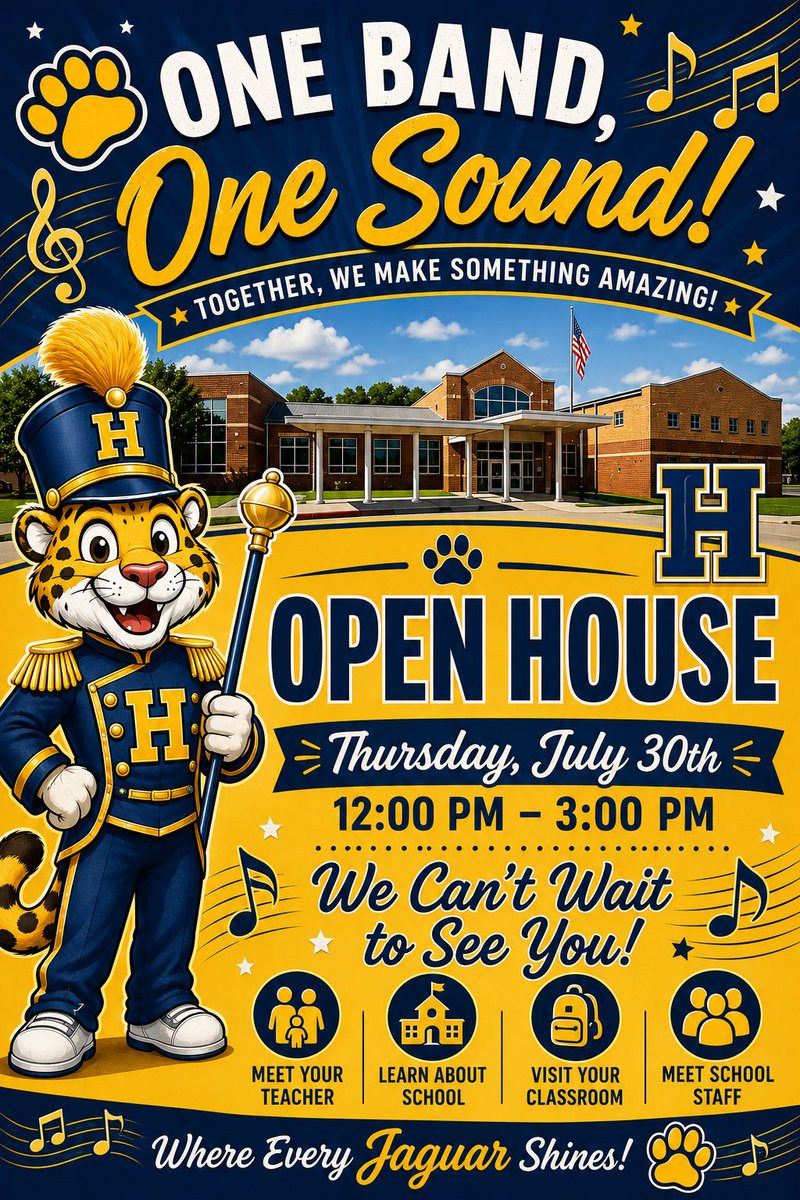 TheHeritageES's tweet photo. The new school year is approaching! Hope to see you for Open House!🐆🐆#WeAreHeritage @alexbatesedu @Coleman_HES_AP @Principal_Rag @FultonCoSchools https://t.co/BYduyyN8Hl