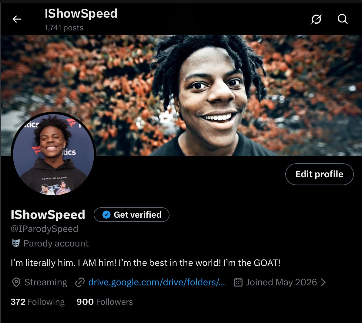 IShowSpeed tweet media