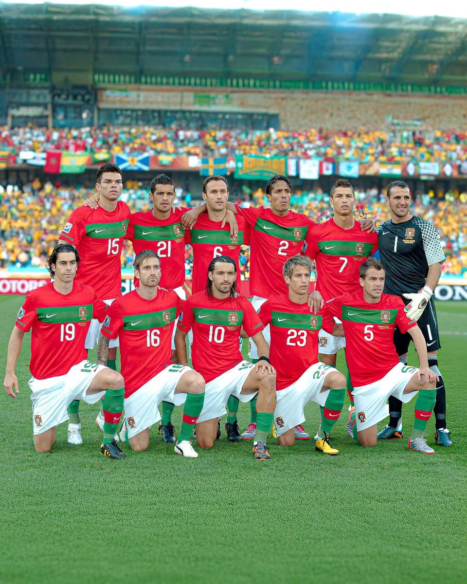 CRonaldoNews's tweet photo. 🔙 Portugal XI • World Cup 2010 🇵🇹✨ https://t.co/UXsMDjSvb6