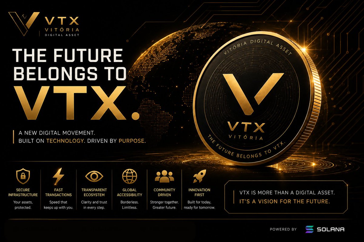 vtxvitoria's tweet photo. The future belongs to those who build it.
VTX is more than a digital asset — it's a vision for a faster, smarter, and more connected financial future.
The Future Belongs to VTX.
#VTX #digitalasset #Web3 https://t.co/hPaea0unXm
