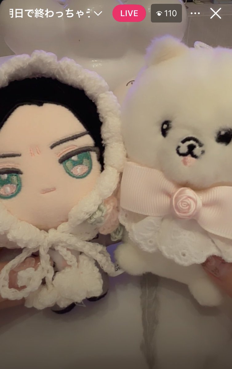 n198108's tweet photo. インライ楽しかったです🥰
サイン会には行けませんが、
いつか先生にお会いできたらいいなぁ✨
ぬいたち可愛すぎる❣️

#あらた六花先生 https://t.co/GevhR68t5P