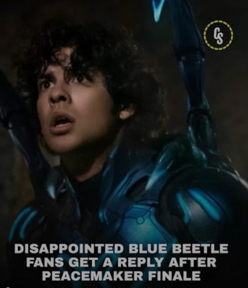 Travese18's tweet photo. @mokoloco88 When his job may be on the line he wants to give people what they wanted in the past? 
The Alien Tech in Peacemaker season 2 made alot of sense for a cameo from Jaime 
Am guessing they need to find weak points in Brainiac Tech.... https://t.co/GgkpaFjLd7