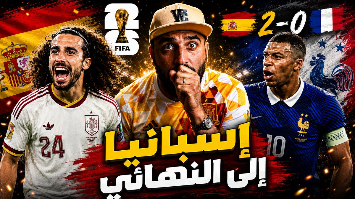 AbdulRahmanTl3t's tweet photo. 🇪🇸 من كان يتوقع أن تصبح إسبانيا بهذا الرعب ؟! 😳🔥

ما قدمه المنتخب الإسباني أمام فرنسا لم يكن مجرد فوز بنتيجة 2-0... بل كان درسًا كرويًا كاملًا في الشخصية، والتنظيم، والهيمنة.

في هذه الحلقة ستعرف:

✅ لماذا أصبح كوكوريا أحد نجوم البطولة ؟
✅ هل تعرض فابيان رويز للظلم ؟
✅ ماذا قدم لامين يامال وأويارزابال ؟
✅ لماذا انهار المنتخب الفرنسي ؟
✅ وهل انتهت رحلة ديشامب مع فرنسا ؟

🎥 شاهد الحلقة كاملة الآن :
🔗 https://t.co/eRtXMesYbP

💬 هل إسبانيا هي المرشح الأول للفوز بكأس العالم 2026 ؟