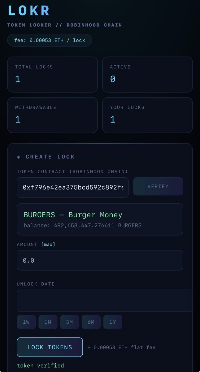 Burger Money - live on Robinhood chain tweet media