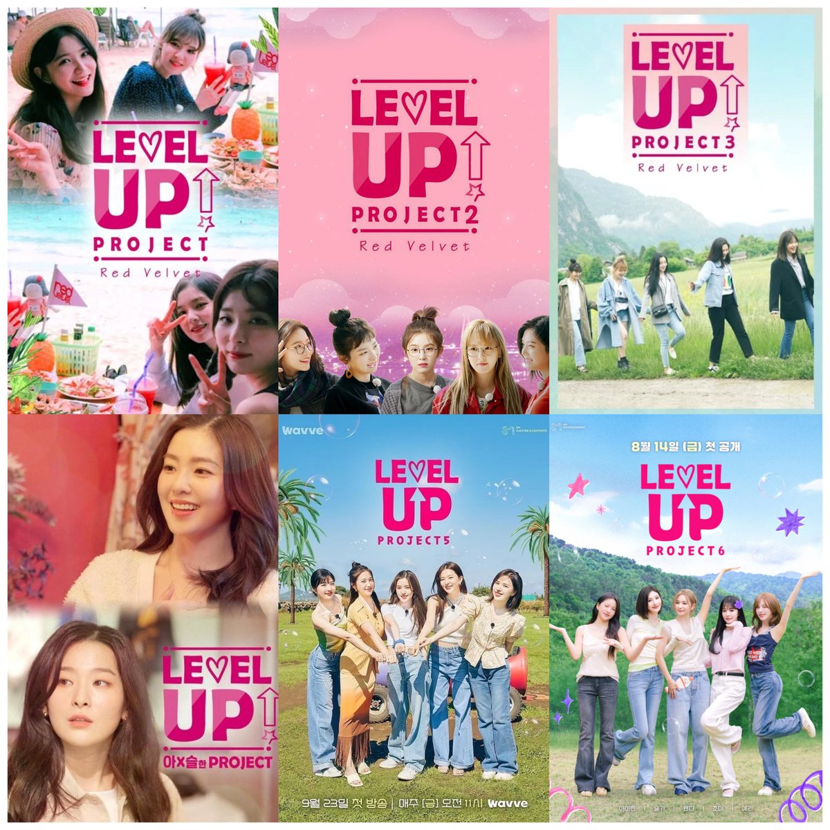 rvelites's tweet photo. Level Up Project throughout the years 🥹 🩷💛🩵💚💜♾️

#RedVelvet #레드벨벳 https://t.co/PTIiXveYpV