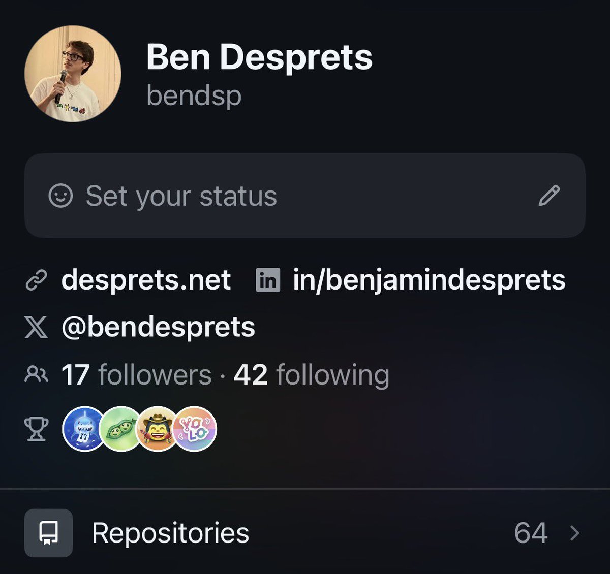 Ben Desprets tweet media