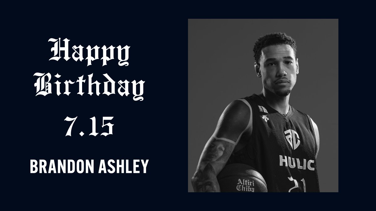 altiri_chiba's tweet photo. ＼HAPPY BIRTHDAY B!／

本日7月15日は、#ブランドン・アシュリー 選手のお誕生日です。
この地を“第二の故郷”と呼び、4シーズンを共に歩んできたブランドン選手。
まだ誰も見たことのない景色まで、チーム・A-xx一丸となって駆け上がりましょう！

#アルティーリ千葉 https://t.co/ZBohjquMwg