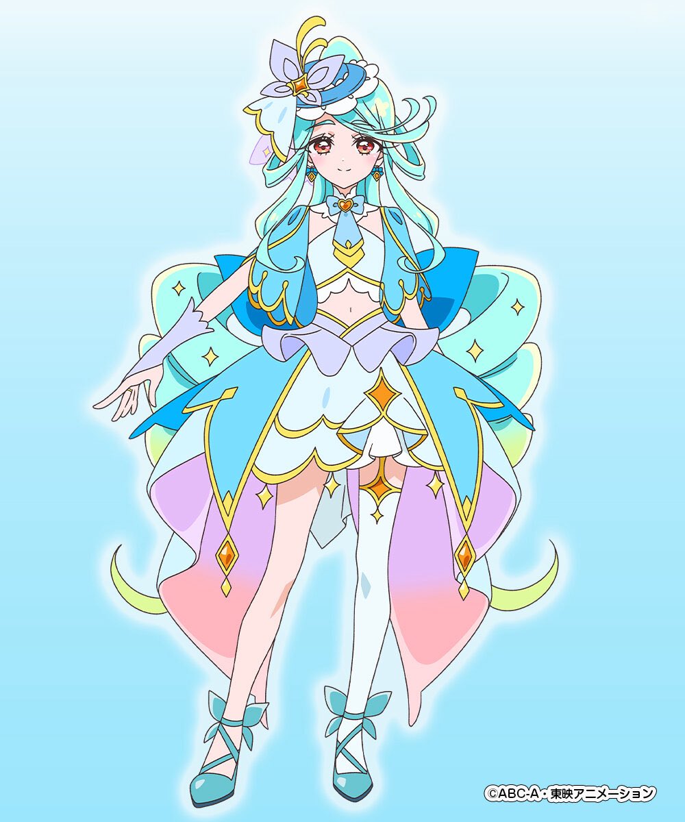 jdn75262's tweet photo. 調辺アコちゃんていうキュアミューズもいるから　ワンチャン金田れいちゃんからのキュアエクレールもありえる
＃名探偵プリキュア　＃キュアエクレールの正体は誰

変身前とか2人似てない？ https://t.co/ytpU87vdbA