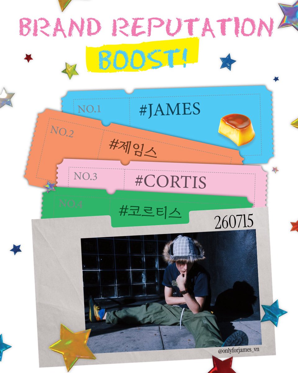 ofjvn_'s tweet photo. 260715 | DAILY BRAND REPUTATION BOOST FOR JAMES 🦅 

🎯: 400 REPLIES & 200 LIKES

• Use pictures, videos or gifs to prevent spam detection.
• Do not use emojis.
• Please use different compliments in English or Korean, and include hashtags.

2️⃣ DAILY SEARCHING BOOST “코르티스 제임스" & "JAMES CORTIS"

🔗 Google: https://t.co/RCtPYi5z6u
🔗 Naver: https://t.co/lmJZPi5Bkr
🔗 Daum: https://t.co/Phkc1drHJO

#JAMES #제임스