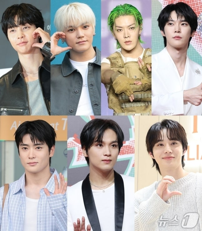 tang__kira's tweet photo. News1 mengabarkan kalau member NCT 127: Johnny, Taeyong, Yuta, Doyoung, Jaehyun, Haechan, dan Jungwoo memperpanjang kontrak mereka dengan SM ENtertainment

https://t.co/HxV7PtZOQ7 https://t.co/LcQ9vn23oH