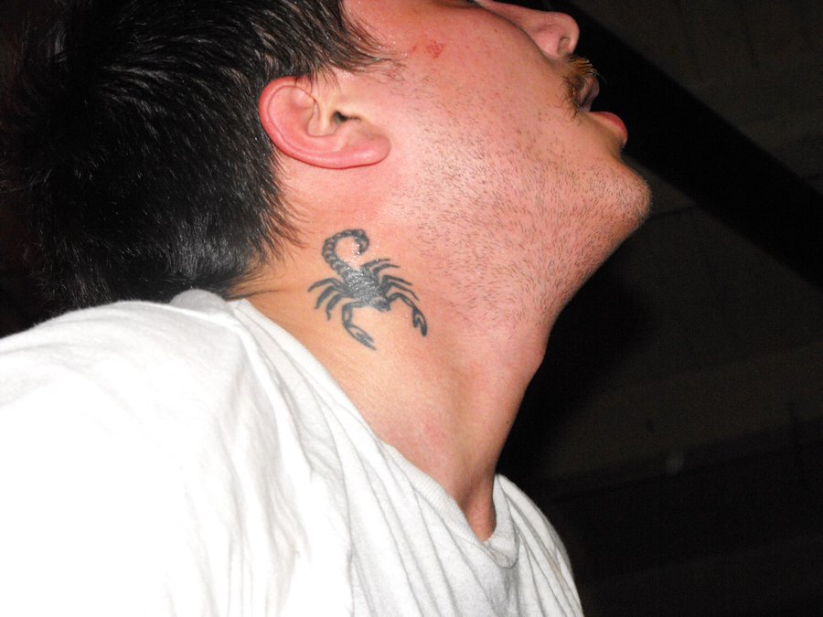 coleslawcolt's tweet photo. everyone's always giving driver scorpion tattoos but i've never seen anyone put one where frank iero has his https://t.co/OkeMilPPhU