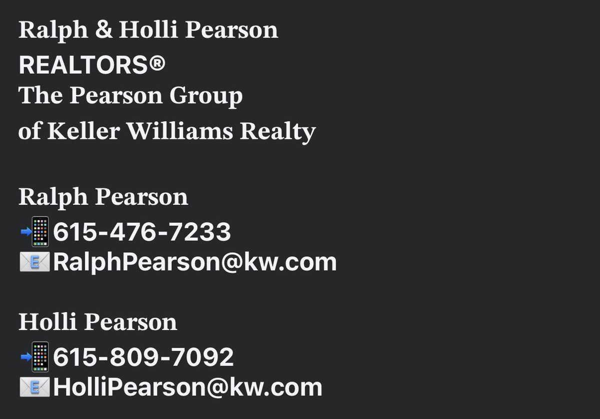 HolliRealtor's tweet photo. Congratulations to our sellers, who just closed on the sale of their home in Lebanon, TN! 🏡🎉

𝐑𝐚𝐥𝐩𝐡 &amp; 𝐇𝐨𝐥𝐥𝐢 𝐏𝐞𝐚𝐫𝐬𝐨𝐧
REALTORS®
𝐓𝐡𝐞 𝐏𝐞𝐚𝐫𝐬𝐨𝐧 𝐆𝐫𝐨𝐮𝐩
𝐨𝐟 𝐊𝐞𝐥𝐥𝐞𝐫 𝐖𝐢𝐥𝐥𝐢𝐚𝐦𝐬 𝐑𝐞𝐚𝐥𝐭𝐲

📲615-476-7233
📧RalphPearson@kw.com https://t.co/UAczqQ2U2l