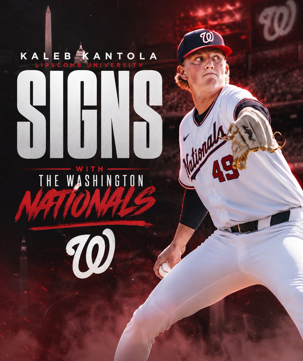 TennesseeJuco's tweet photo. Congratulations @KalebKantola on signing with the @Nationals. 
@Bison_Recruits @BisonBaseball @tnballplayers @d1baseball @midmajors_d1 https://t.co/2GGxAflseZ