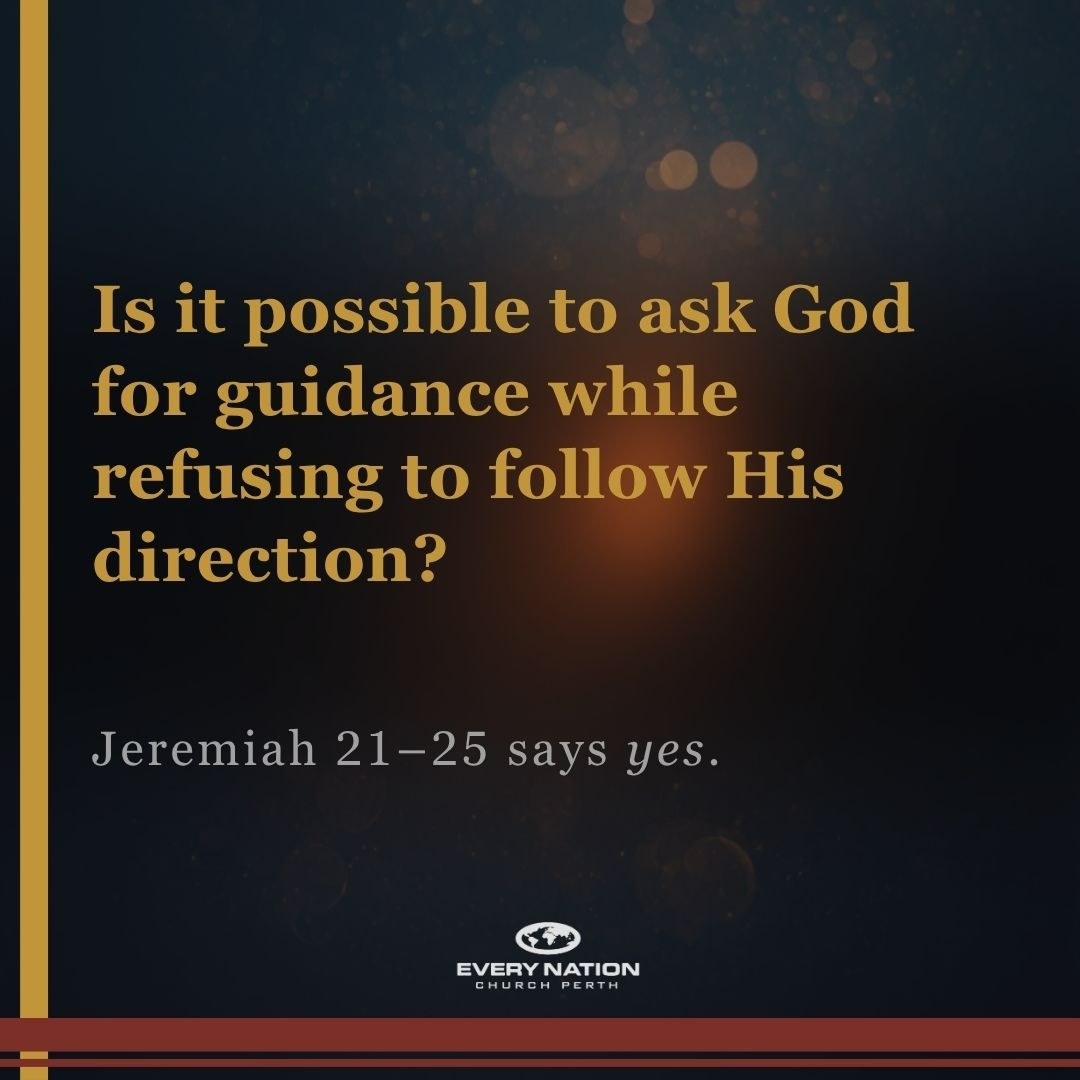 EnPerth's tweet photo. We all want God's guidance when life gets hard. The harder question is this: Will we obey when His answer isn't what we wanted?

Faith isn't just hearing God's voice. It's trusting Him enough to follow. https://t.co/7LpekKltLA