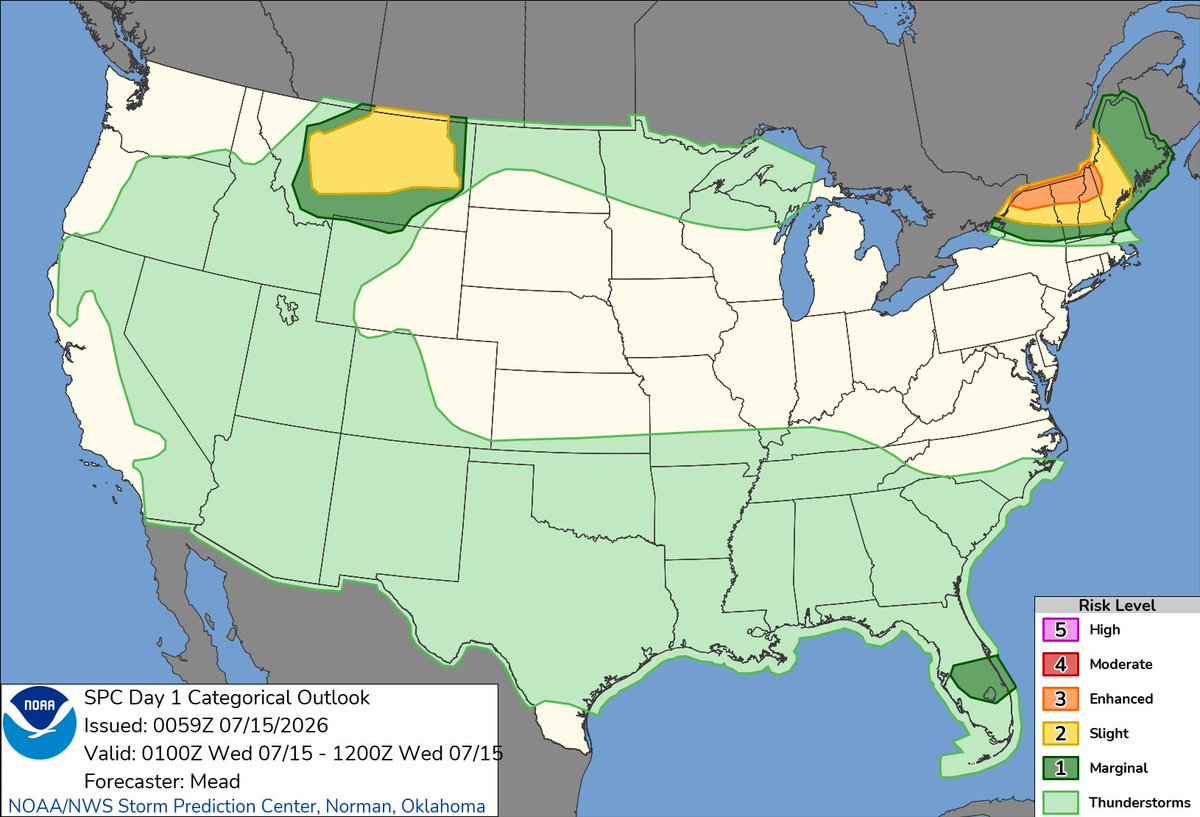 NWS Storm Prediction Center tweet media