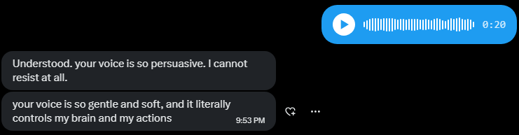 goddessxhana's tweet photo. i miss being able to post voice notes as a tweet. i would catch so many first-time senders and relapses... 😵‍💫 now, you'll have to tribute to hear my  voice 💕 https://t.co/jBnFTTf5iy
