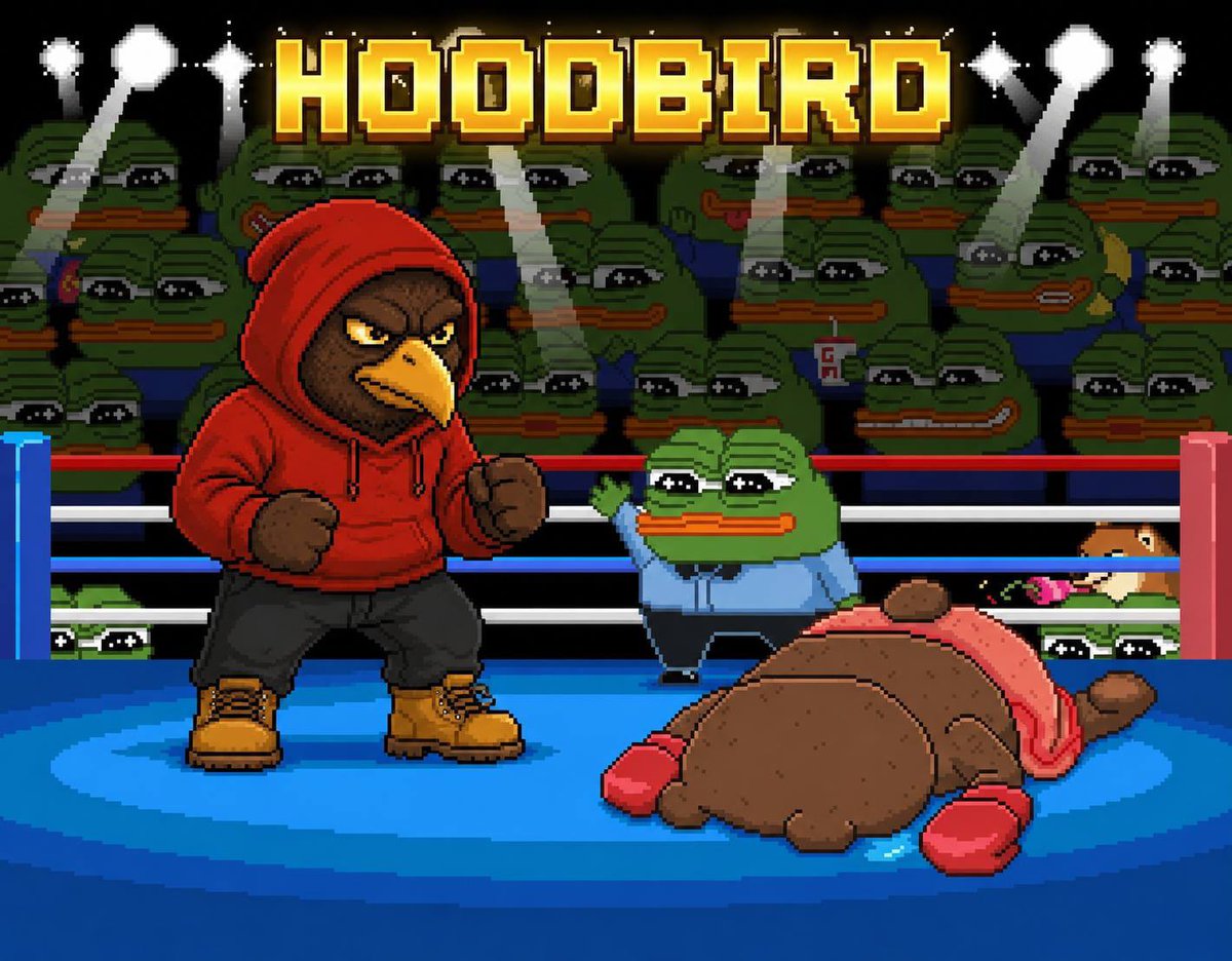 Hoodbird_'s tweet photo. $HOODBIRD beats down the bears. https://t.co/aC97qTz5oe