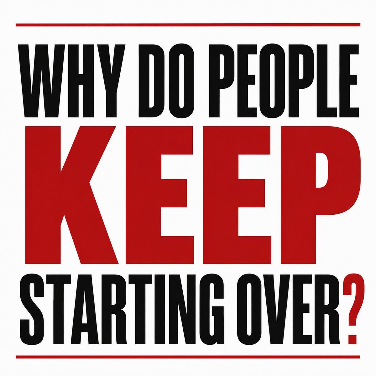 JamesCipriani's tweet photo. People often think they keep starting over because they lack discipline.

I don't think that's it.

Most people restart because they set expectations they were never going to sustain.

Six workouts a week.
Perfect nutrition.
No flexibility.
No room for life.

Then life happens...
And the whole plan collapses.

I've found that the people who stay consistent don't build plans around perfect weeks.
They build plans around real life.

That's why they don't have to keep starting over.

— Coach Jim

#TrainSmart #Consistency #Results