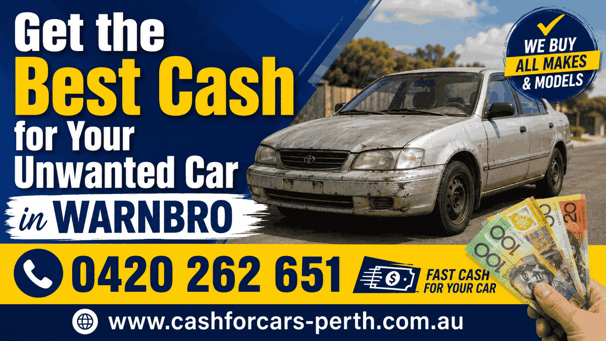 Cash4Cars_Perth's tweet photo. Get the Best Cash for Your Unwanted Car in Warnbro

To Learn More: https://t.co/kNbz7eJU9P https://t.co/DIwEz0BHnw