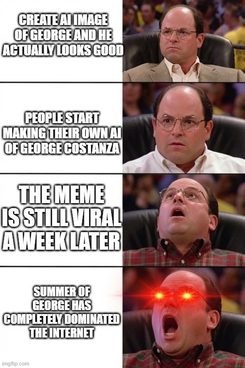 George tweet media