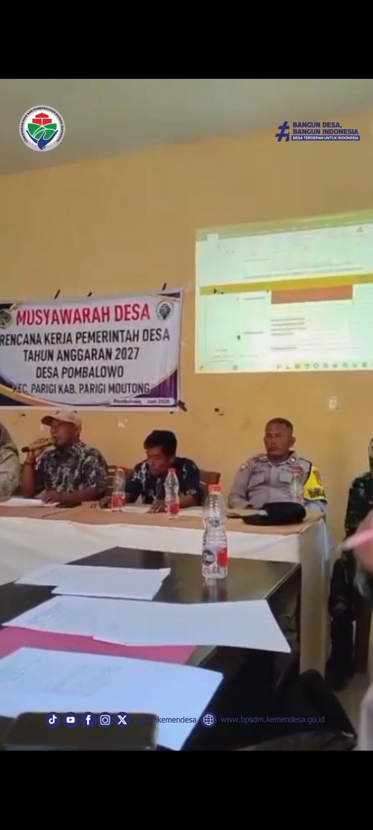 AdamLaima4's tweet photo. Desa Pombalowo, Parigi, Moutong, Sulawesi Tengah telah melaksanakan Musdes RKPDes. 

@YandriSusanto
@ARizaPatria
@KemensetnegRI

#KementerianDesaPDT
#BPSDMKementerianDesaPDT
#TPPFasilitasiMusdesRKPDesa
#KerjaPendampingDesaBerdampak https://t.co/gXE9Bkc3wM