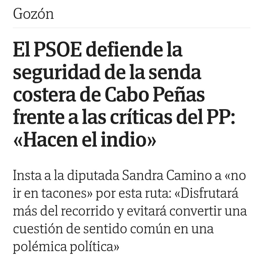 lvaroVR2's tweet photo. Hoy en criticar todo, para no tener credibilidad en nada... el PP en Asturias denuncia la inseguridad de una senda... haciéndola en tacones.

Hay que recordar al PP en Asturias la importancia de llevar siempre calzado adecuado, no sea que hagan la ruta del Cares en chanclas. https://t.co/DI7XgG5gkj