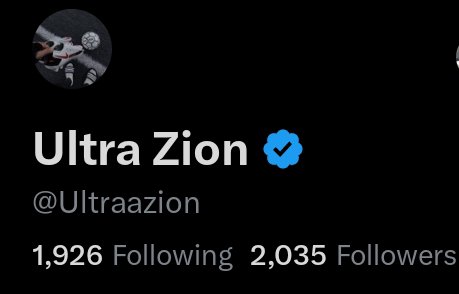 Ultraazion's tweet photo. Finally did it. 2,000 followers! 🎉

Waking up to this feels amazing because it definitely wasn't easy. Every post, every edit, every lesson learned brought me here.

This is just the beginning.

3,000 followers next. 🤜🔥 https://t.co/4GnNvt750P