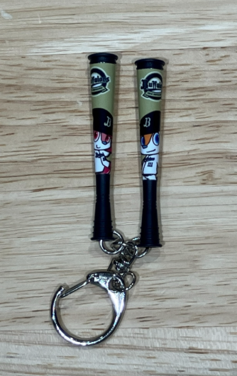 gacha_product's tweet photo. 🐻BIG_NEWS🌳
#パ・リーグ 6球団応援バットキーホルダー（400円）発売決定⚾️

各球団マスコットを使用した応援バット風キーホルダーがカプセルトイで登場⚾️

#ガチャガチャの森、Pon限定で７月下旬販売予定です👏

今後も続報を配信いたしますのでお楽しみに✨
#パリーグ　#カプセルトイ　#ガチャガチャ

※サンプルの関係で画像は一部商品になります🙇‍♀️