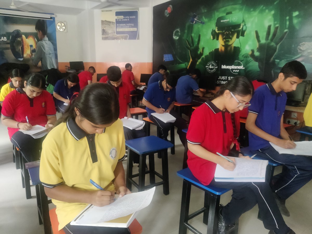 KBantalab's tweet photo. Young minds envisioning a #ViksitBharat2047! 🇮🇳 Essay Competition on "Role of AI in Building a Viksit Bharat by 2047" conducted at PM SHRI KV GC CRPF Bantalab. #AI #NEP2020
@KVS_HQ 
@kvsrojammu https://t.co/EXJHfI0z0Q