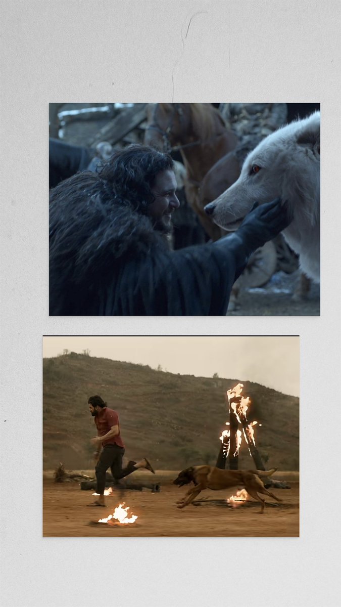 ESWARYASWANTH's tweet photo. Two different worlds but same story #lenin #gameofthrones @AkhilAkkineni8 @MusicThaman https://t.co/aUEqROZlpE