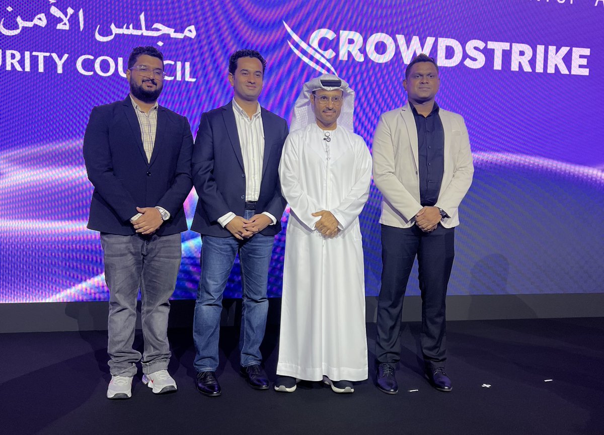 supunhai's tweet photo. @Strike7 team extends its sincere appreciation to His Excellency Mohamed Alkuwaiti, Head of Cyber Security for the UAE Government and Chairman of the UAE Cyber Security Council, as well as @awscloud, @CrowdStrike , @eAndUAE, @CyberE71 , and @vestbee_com  for the invitation and for bringing together an outstanding community of innovators, founders, and industry leaders.

It was a privilege to be part of this event and we look forward to building meaningful collaborations while contributing to the advancement of cybersecurity and innovation across the region.

#Strike7 #CyberSecurity #Innovation #UAE #AWS #CrowdStrike #Cyber71 #Vestbee #eand