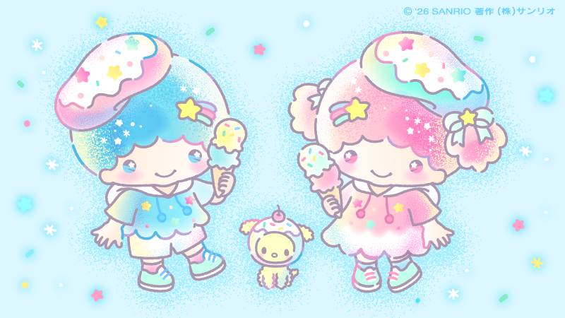 kikilala_sanrio's tweet photo. ひんやり甘いアイスクリームはいかが？☆ https://t.co/elQPVsBK0B