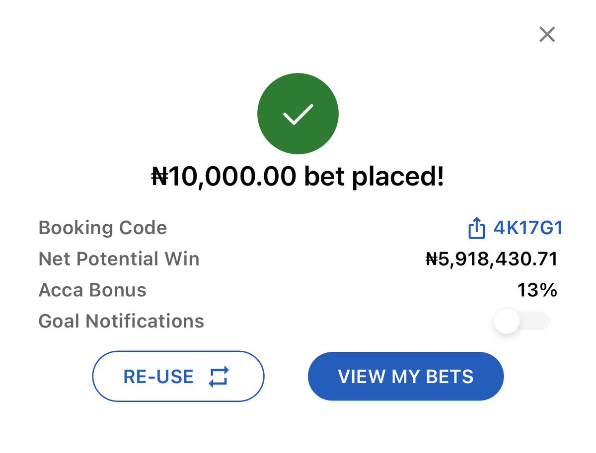 jayfund11's tweet photo. 🏆🏀🔞congratulations in advance 🏆🏀
Amazing 500+odds /Code. 4K17G1

Registered on 🏆BETKING use my promo code so you can have access to my Bet code don’t miss my game 🎊🏆🎊👇👇
✔  Promocode: JAYFUND11
✔ Link: https://t.co/mMHkLrvfou
✔ +18 / 
✔ bet responsibly https://t.co/LUDfnrmOZz