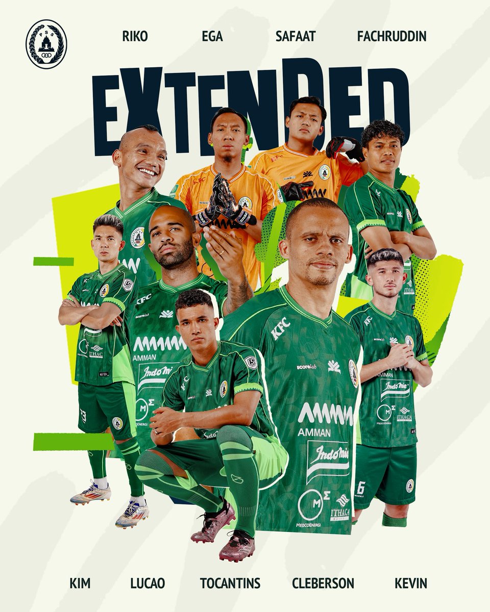 PSSleman's tweet photo. Committed to the badge. 𝐂𝐨𝐧𝐭𝐫𝐚𝐜𝐭 𝐞𝐱𝐭𝐞𝐧𝐝𝐞𝐝, subject to terms and conditions.

Ready for the next season with 𝒑𝒂𝒔𝒔𝒊𝒐𝒏 𝒂𝒏𝒅 𝒑𝒓𝒊𝒅𝒆 in green.

Simak berita selengkapnya di laman resmi 𝐩𝐬𝐬𝐥𝐞𝐦𝐚𝐧.𝐢𝐝

#PSS #COSE https://t.co/hkEca2Lg0C