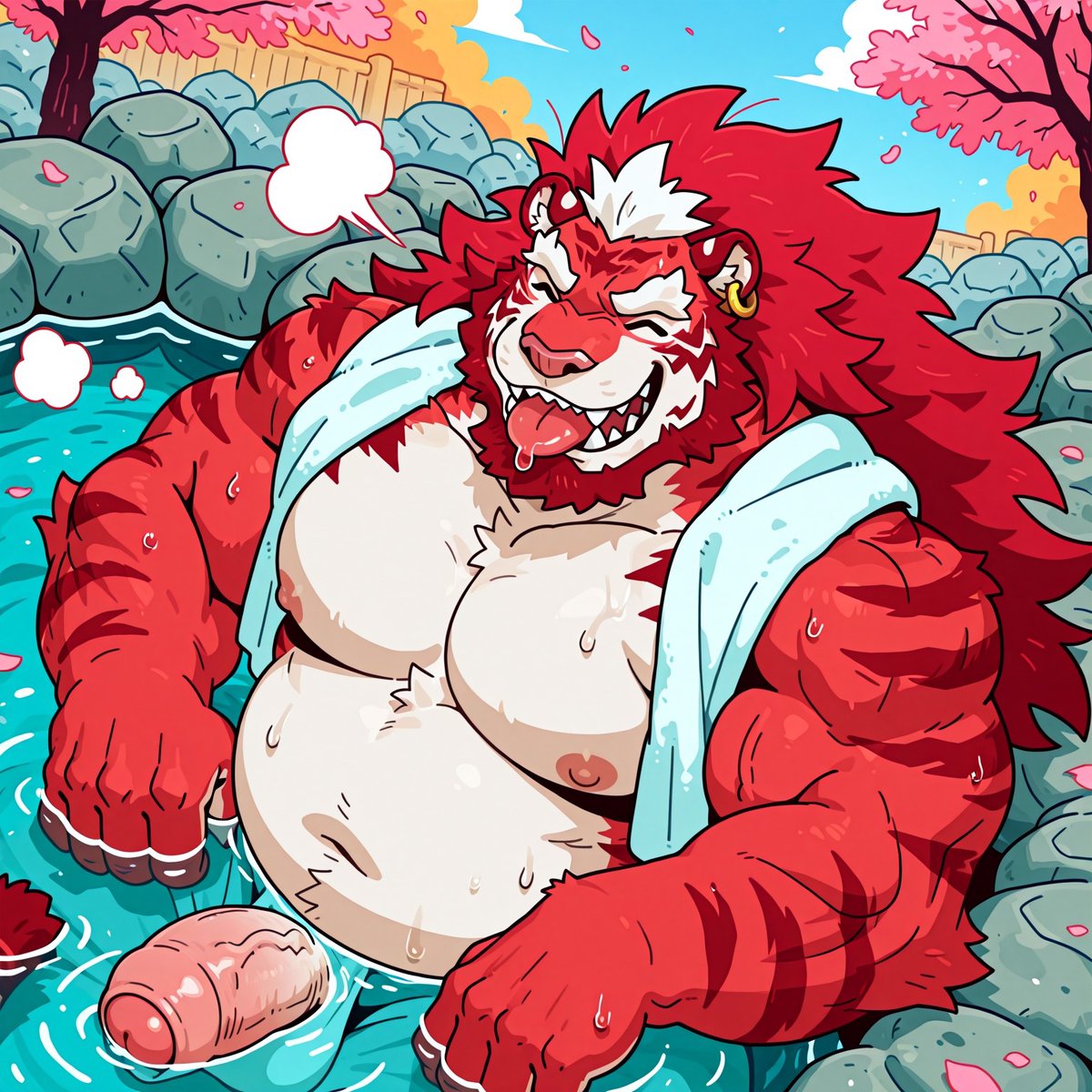 c14996207's tweet photo. Ai tiger Right (lite/NSFW) test https://t.co/ukPZ663pVL