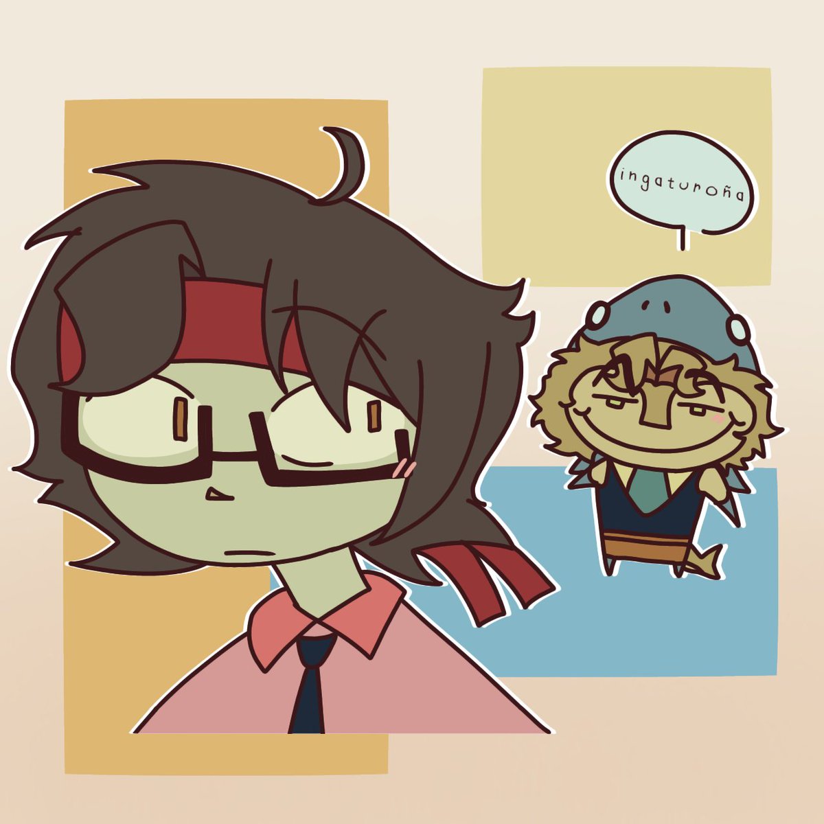 SamSt6r's tweet photo. Ingaturoña #sharkflower #stupiduo #QJuan #QFoolish #Qsmp2 https://t.co/FkOYYltG9q