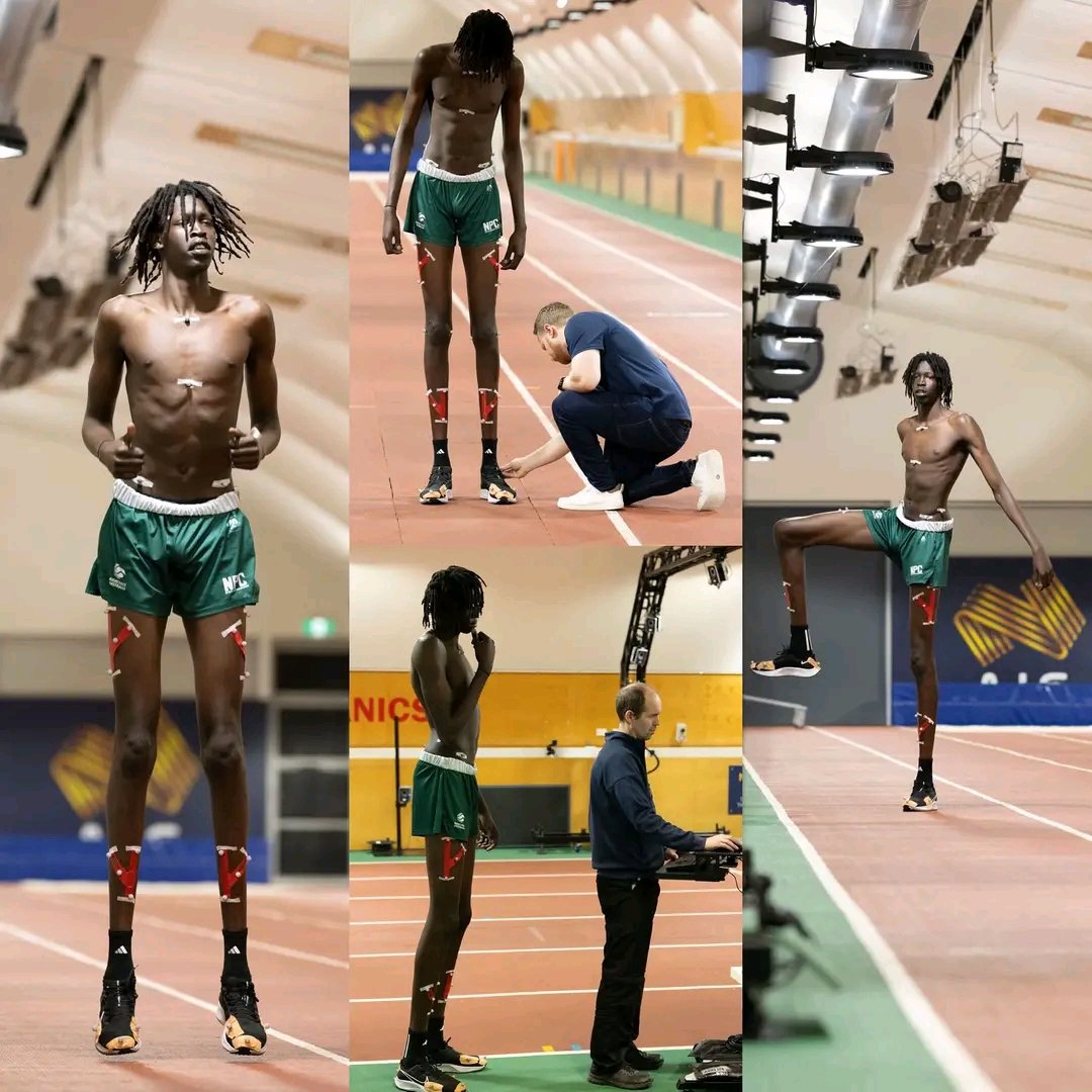 AdageorgeA's tweet photo. God dey create

No, it’s not AI. Meet Jongkuch Mach (JK) 

A towering 7’6” (229 cm) basketball player from the Dinka people of South Sudan who now lives in Australia, where he continues to pursue his basketball career. 🏀 https://t.co/rFUFN5HAEr