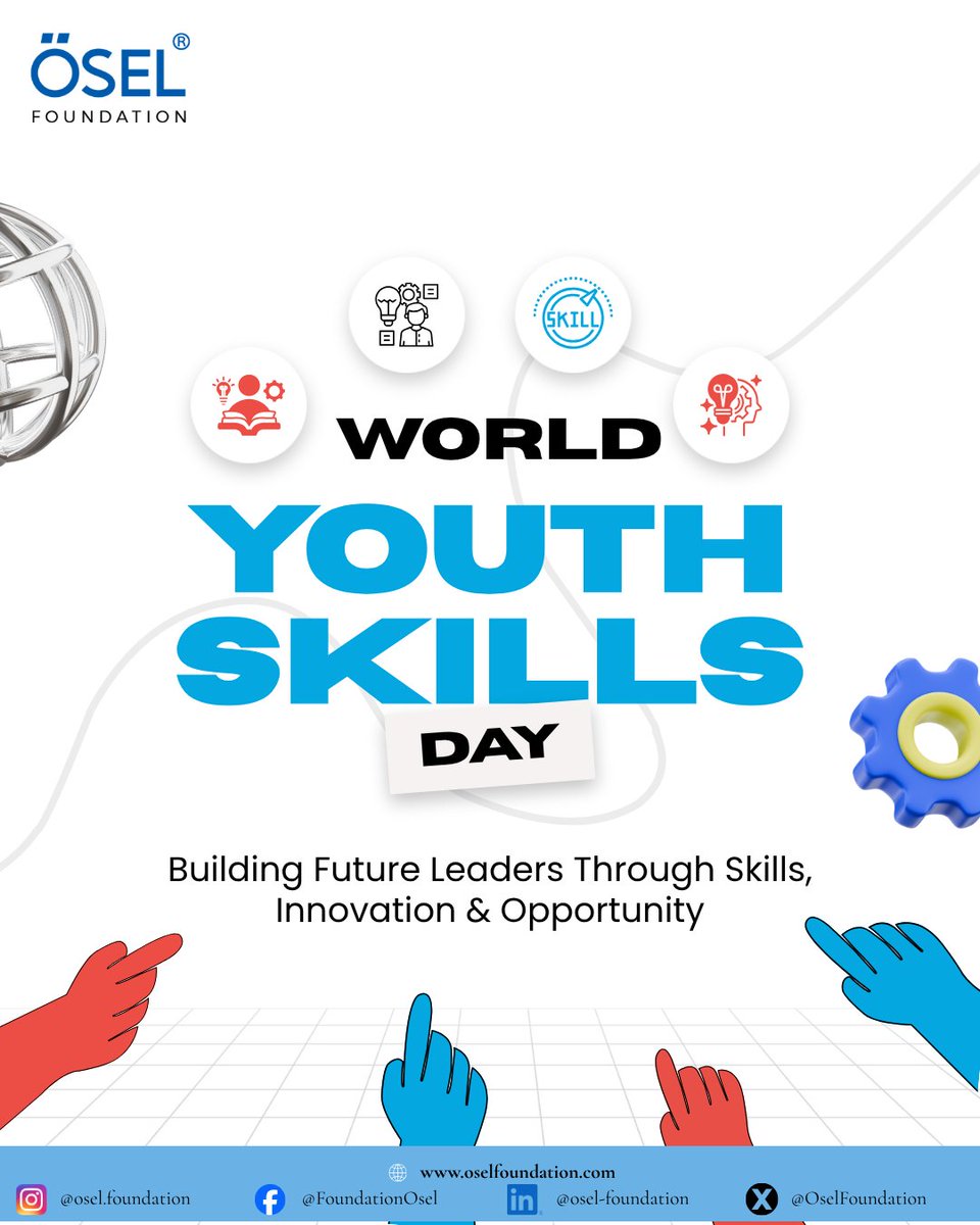 OselFoundation's tweet photo. Every expert starts as a beginner. With the right guidance, potential turns into progress. 

At ÖSEL Foundation, we're empowering youth with skills for a brighter future.

 #WorldYouthSkillsDay https://t.co/8SB7ZfPnTb
