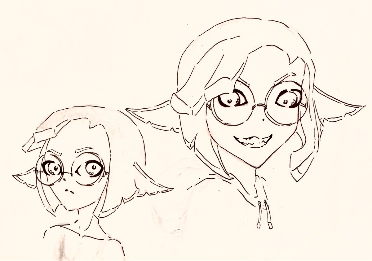 Agent_Vika's tweet photo. Kikura in my new sketchbook https://t.co/guf2kCpr8d