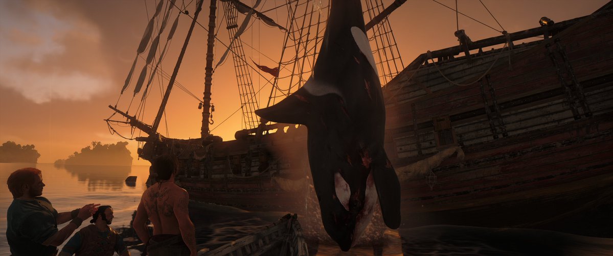 cazmani's tweet photo. #AssassinsCreedBlackFlagResynced
オサカナ少しづつ突いてますわよ。
おフネがまだ弱っちぃけど、海賊は楽しいですわよ。 https://t.co/8kDebwVq9M