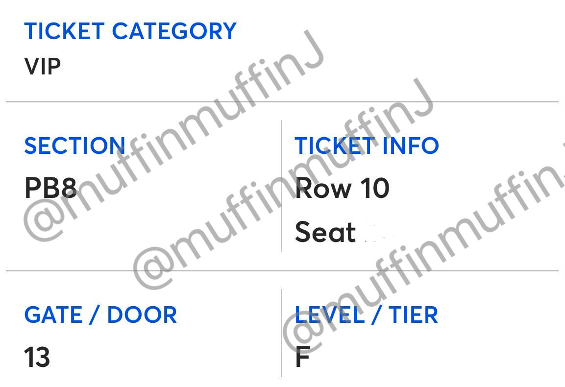 MuffinMuffinJ's tweet photo. ยังว่างนะคะ💕

WTS/ขาย (Ready to transfer)
VIP PB 8 Row 10
ราคาเท่าที่ตัดบัตร ไม่บวกเพิ่มค่ะ
+ผ่อนได้ค่ะ

#BLOODSAGA_IN_SINGAPORE https://t.co/JCCLZoDrYd