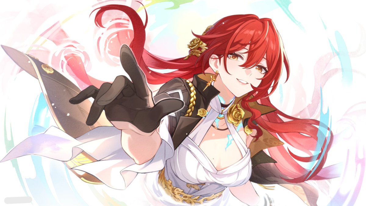 crimsoncoffee's tweet photo. // hsr 4.4 spoilers
.
.
.
.
had to pause my tears bc damn she's both beautiful and handsome at the same time https://t.co/ipzoqwA6jp