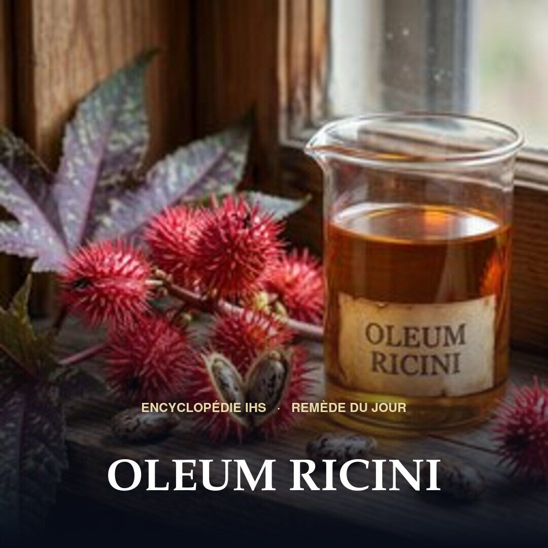 DrEdBroussalian's tweet photo. 🌿 OLEUM RICINI Huile de ricin. Castor oil. Euphorbiacées. Indes. Huile des graines. Remède majeur du SYSTÈME NERVEUX, agissant électivement sur le nerf pneumogastrique et l’appareil digestif. Caractérisé par des douleurs BRÛLANTES et des contractions spasmodiques, une sensation de FROID GLACIAL rayonnant depuis les dents, la gorge et l’estomac, avec une faiblesse tremblante des extrémités et une locomotion incertaine. Les symptômes surgissent par foyers isolés, localisés — douleurs piquantes comme des aiguilles rouges, sensations d’ ARRACHEMENT VIOLENT dirigées vers le haut et d’avant en arrière (os malaire, testicules, seins). État neurasthénique marqué par l’indolence mentale, l’irritabilité nerveuse, la tristesse introvertie avec pensées fugaces. Sécrétion URINEUSE — leucorrhée et éructations urineuses. Action spécifique sur les organes génitaux masculins : douleurs névralgiques du cordon spermatique avec sensation de saisissement et de traction violente des testicules. Chez la femme, règles précoces et peu abondantes, d’un noir intense, accompagnées de douleurs abdominales et lombaires intenses, de fatigue des mains et des pieds, avec sensibilité mammaire marquée avant les règles et piqûres nettes des mamelons. Asthme nerveux chronique d’origine névrotique, conséquence de la répression de la sueur plantaire. Symptômes aggravés par le FROID, les bruits, l’ingestion d’aliments ou de boissons chaudes, la répression des sécrétions. Amélioration par le frottement, la pression, l’étirement, l’air libre, les changements de position, les éructations et la miction. Miasme psorique++… 👉 Fiche complète : https://t.co/lWJNAupvx8 #homéopathie #matièremédicale #encyclopédieIHS #oleum
https://t.co/lWJNAupvx8