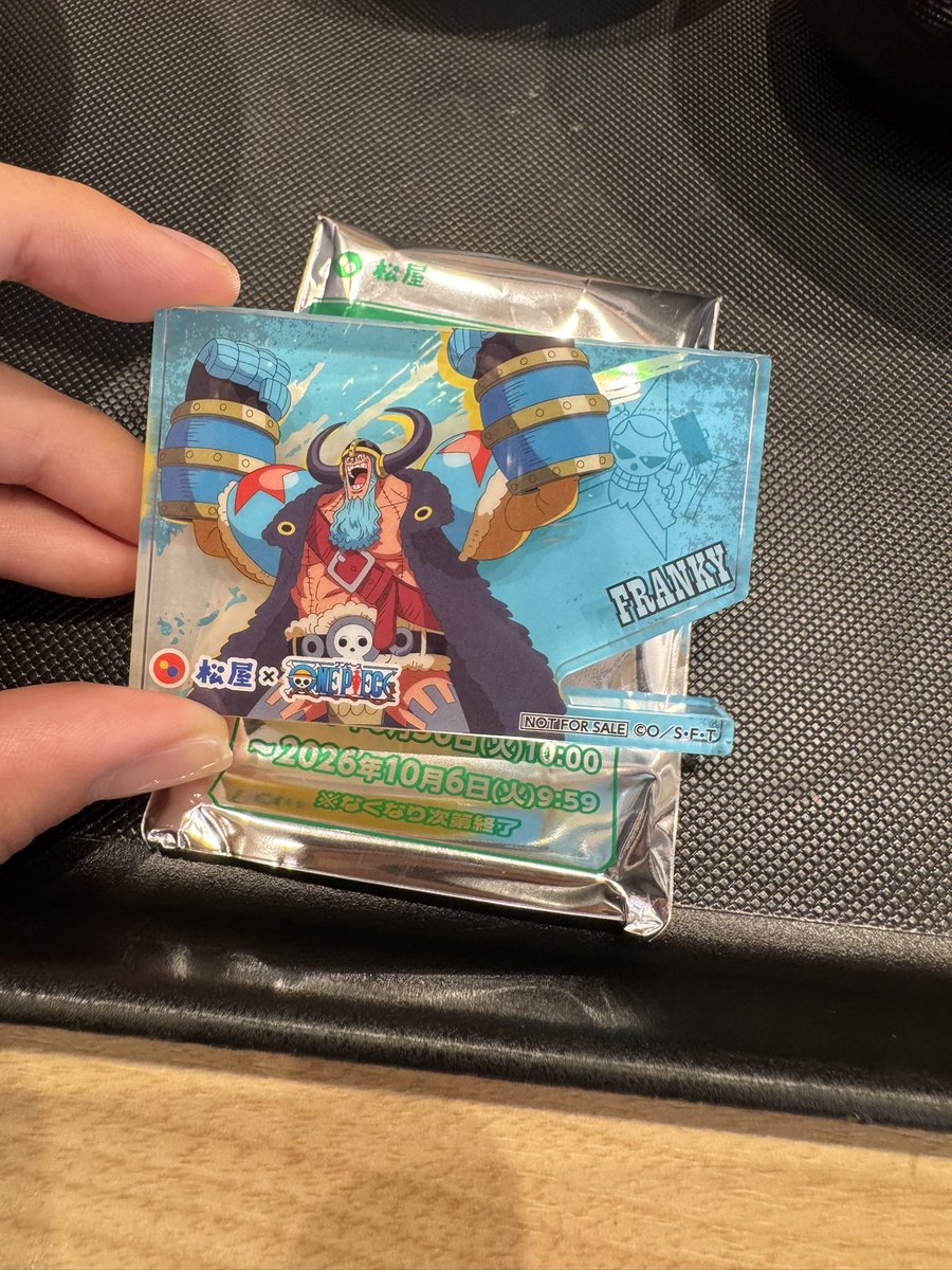 buggy_no1's tweet photo. ランダムグッズ、フランキーあるある。 https://t.co/GS2Fu8Gk5R
