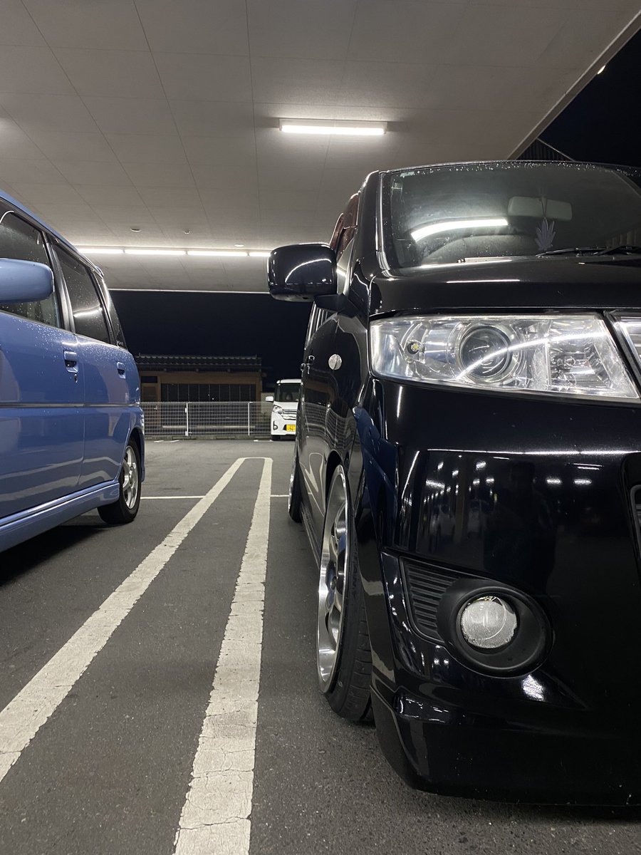 Stingray_2377's tweet photo. #みんなの軽の太履きが見たい 
#みんなの軽の細履きが見たい

太履きなのか細履きなのかは分かりませんが個人的にはかなり気に入ってます！
7j+38通しです。フロントはもうちょい出せる。
ワゴンRにITCっていう謎の組み合わせの割には案外かっこよくなってくれた🫶 https://t.co/xpH0w6eC3U